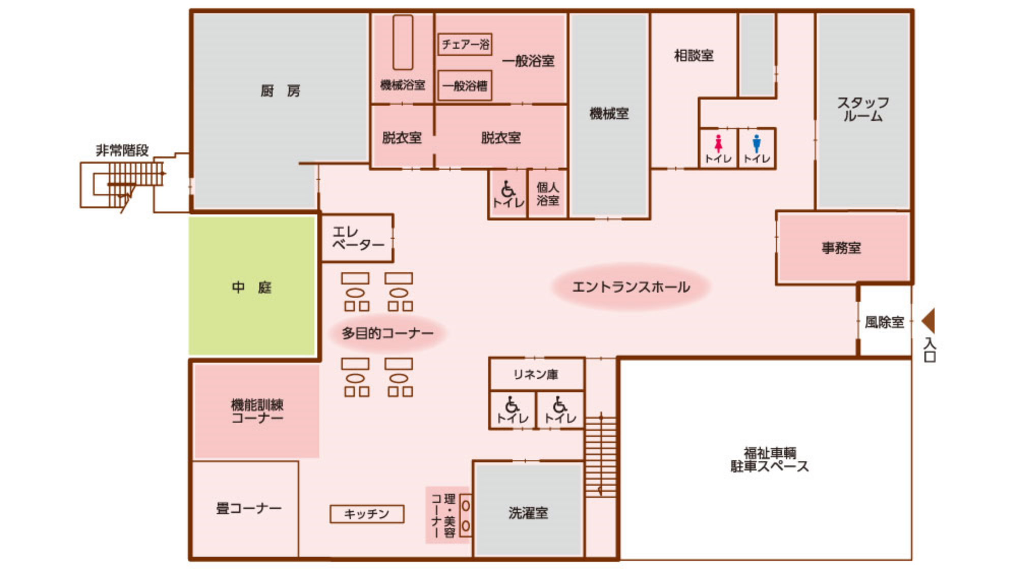 １Ｆ　交流スペース